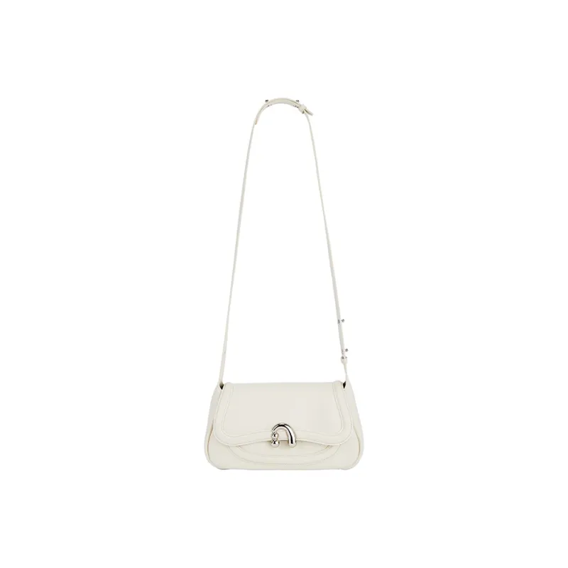 AMAZING SONG Cow Leather Nubuck Handheld Bag Saddle Bag Shoulder Bag Women's Black/White/Green/Red-18