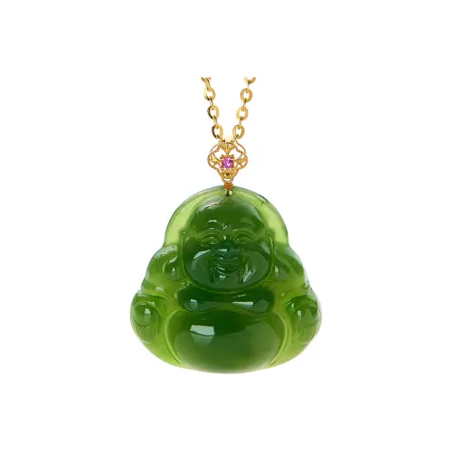 Linguanying Hetian Jade Pendants Unisex