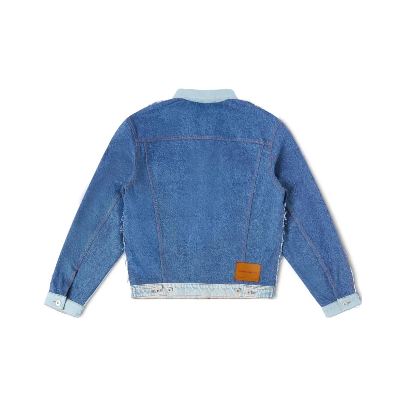 HERON PRESTON Patchwork Denim Jacket-1
