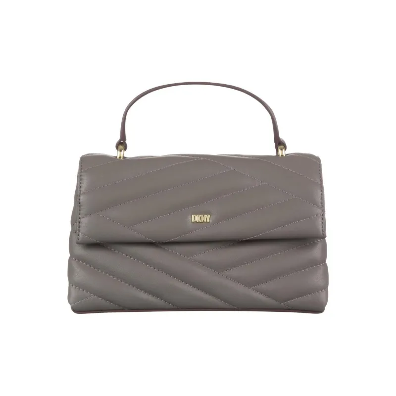 DKNY Leather Shoulder Bag Crossbody Bag Handbag Women's Gray-0