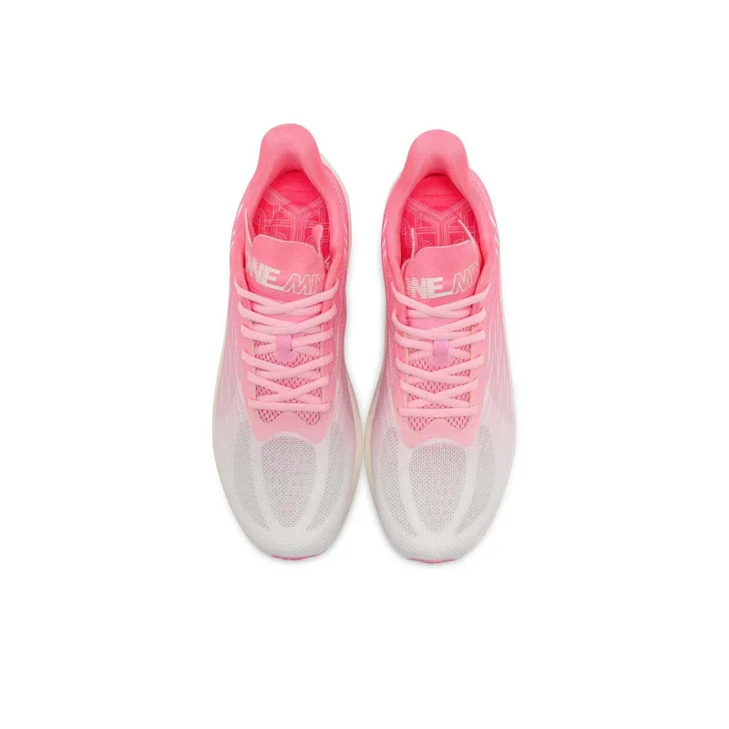 ONEMIX Low Top Running Shoes Unisex Pink White-1