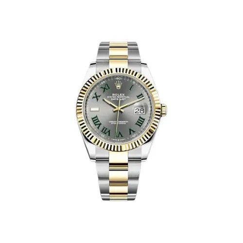 ROLEX Men Oyster Perpetual Datejust Swiss Watch