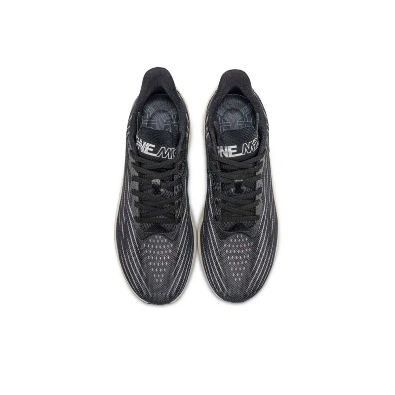 ONEMIX Low Top Running Shoes Unisex Space Black-1