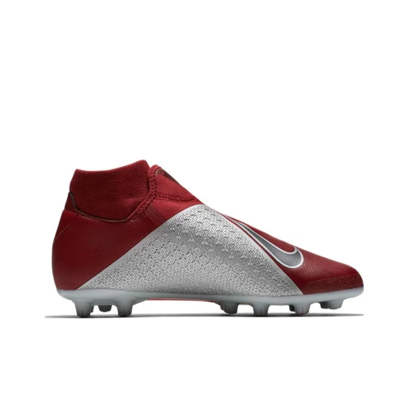 Nike Phantom Vision Anti-Slip Wear-Resistant Soccer Shoes Men's Deep Red-1