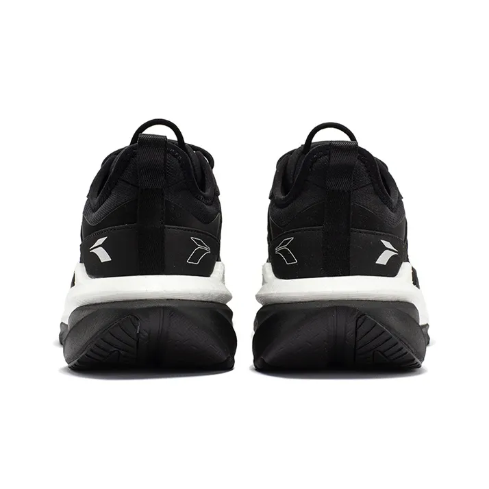 361° Fiery Rain Screen Anti Slip Wear Resistant Low Top Running Shoes Men's Obsidian Black-3