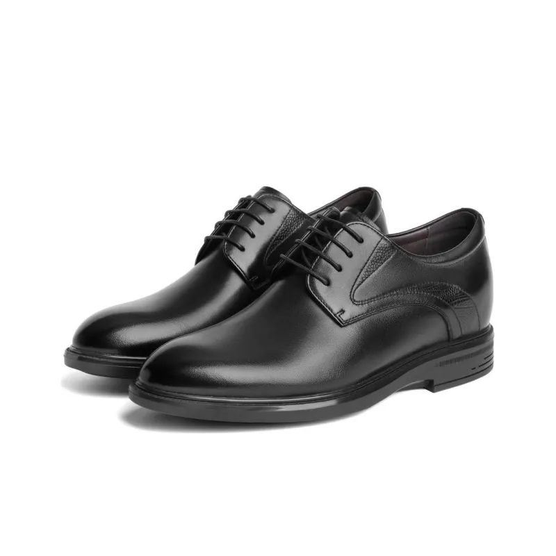 BELLE Dress Shoes Men Low Top Black/Brown-15
