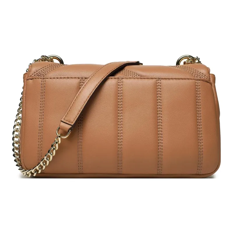 DKNY Leather One Shoulder Handbag Regular Women's Brown-3