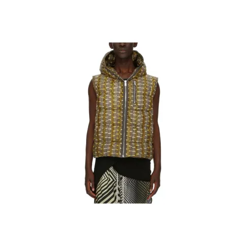 RICK OWENS Vests Men Yellow