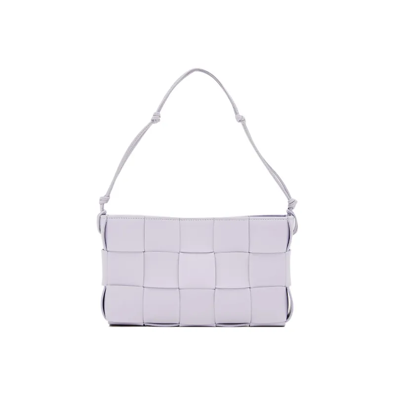 Bottega Veneta CASSETTE Sheepskin With Cow Leather Handheld Shoulder Bag, Crossbody Bag Women's Purple-2