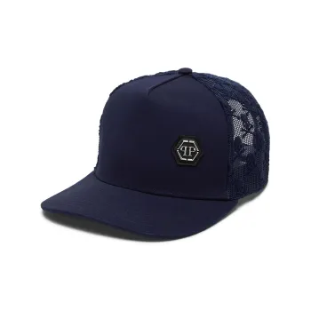 PHILIPP PLEIN Logo patch Baseball Cap