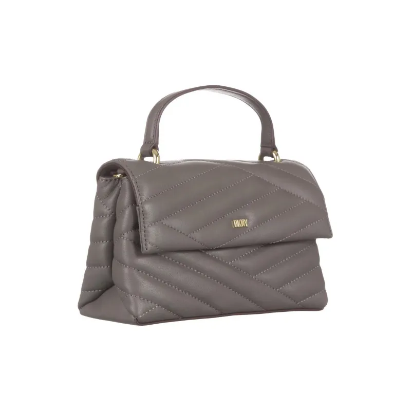 DKNY Leather Shoulder Bag Crossbody Bag Handbag Women's Gray-1