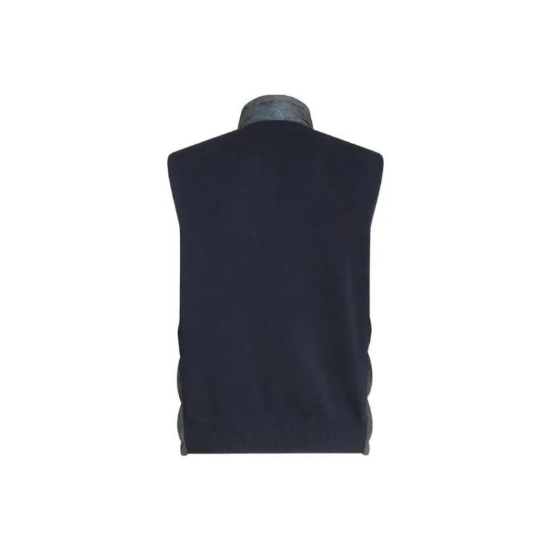 ETRO Sleeveless Paisley Printed Down Jacket-1
