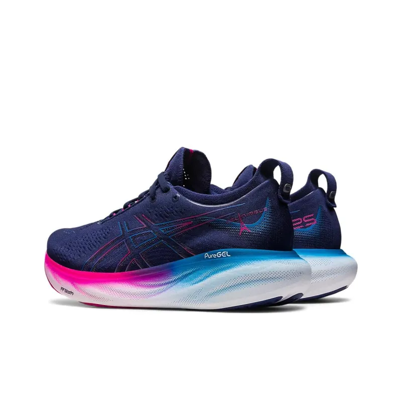 Asics Gel Nimbus 25 'Indigo Blue Pink Rave' Women's-2