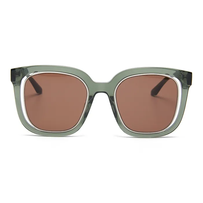 EYECROXX Plate Frame Round Sunglasses Unisex-14
