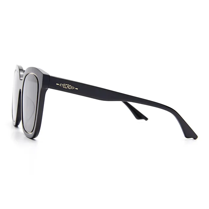 EYECROXX Plate Frame Round Sunglasses Unisex-7
