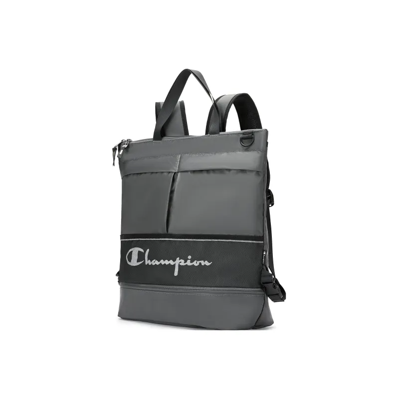 Champion Fabric Gym Bag Backpack Medium Size Unisex Smoke Gray-1