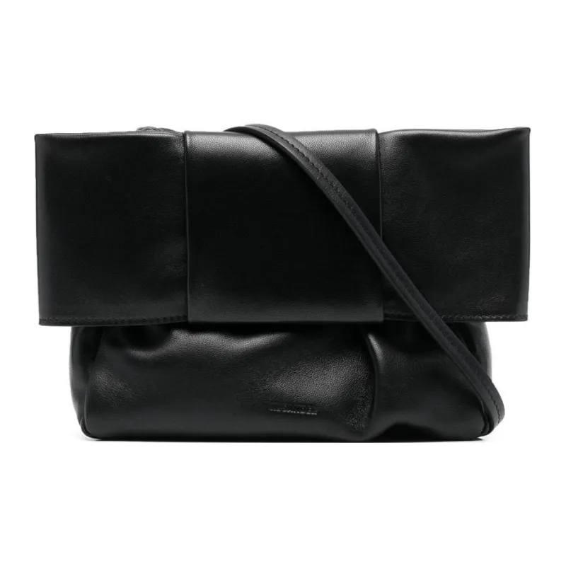 JIL SANDER Logo Embossed Shoulder Bag-0