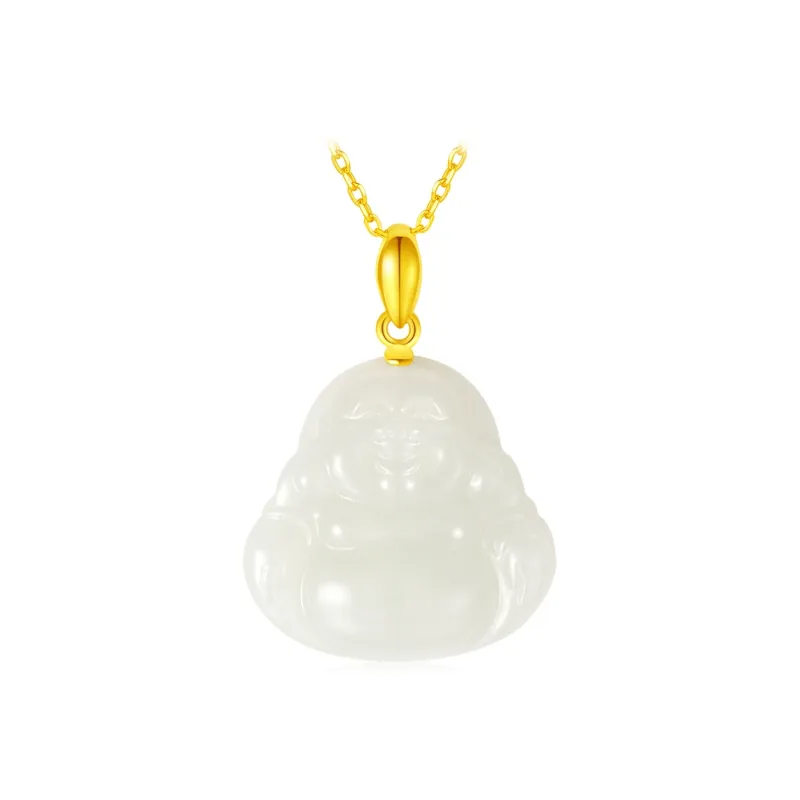 LAOMIAO Pendants Pale Greenish White Jade Women's-0
