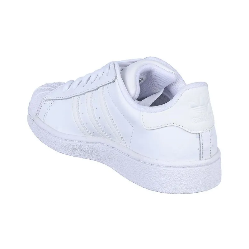 Adidas Originals Superstar Cushioning, Wear Resistant Low Top Casual Shoes Men's White-5