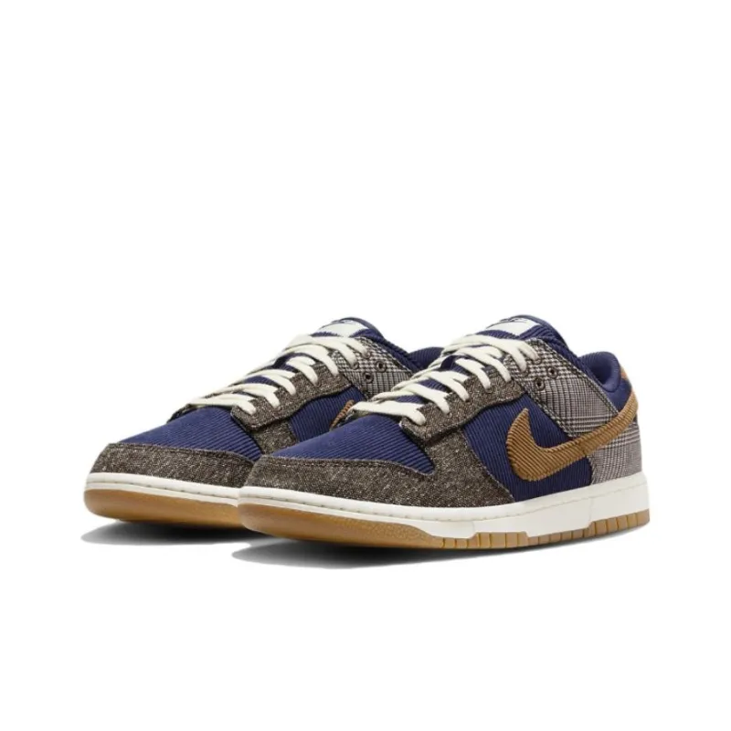 Nike Dunk Low Tweed Midnight Navy Corduroy-2