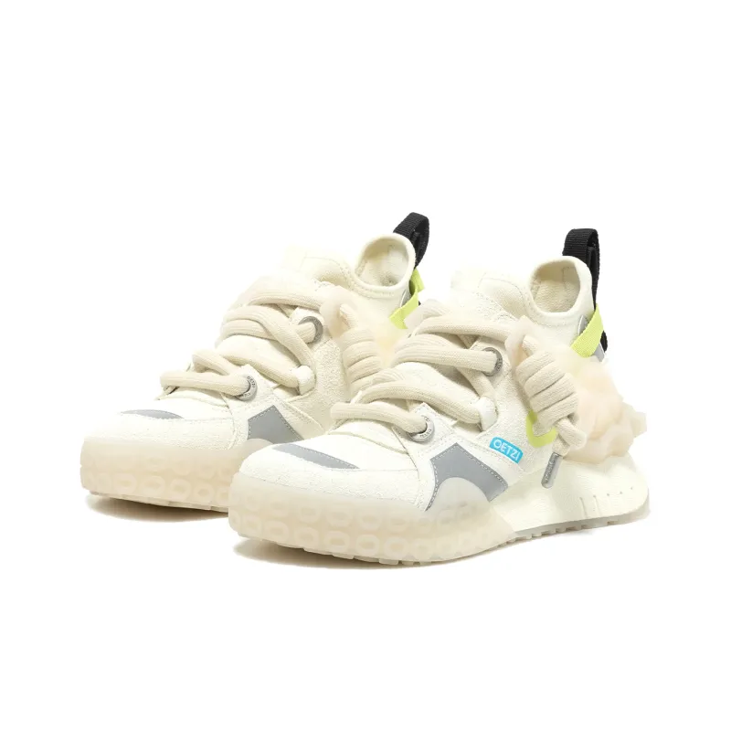 OETZI Low Top Casual Shoes Women's Beige-1