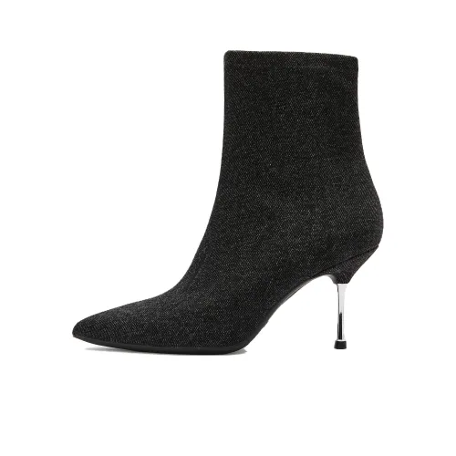 Staccato Ankle Boots Women's Black Denim