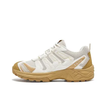 Feiyue Anti Slip Wear Resistant Low Top Casual Shoes Unisex Beige Earth Yellow