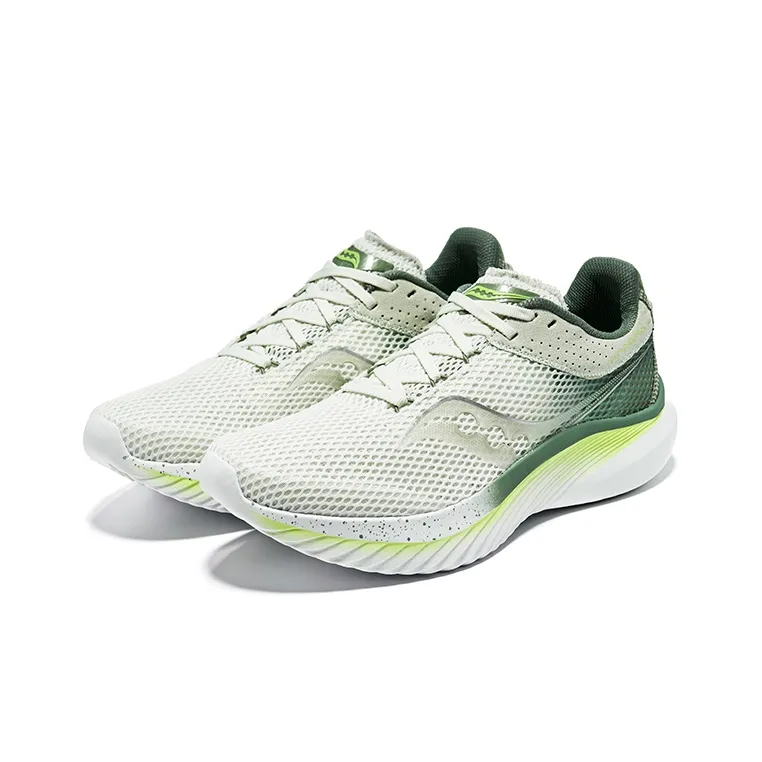 Saucony Kinvara 14 Non slip Lightweight Low Top Running Shoes Unisex Light Green-2