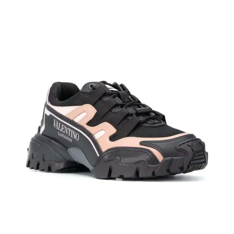 Valentino Climbers Low Top Casual Shoes Men's Black-2