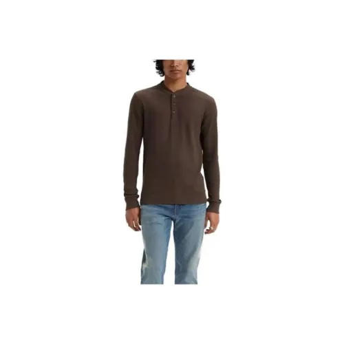 Levis T-Shirts Men Brown