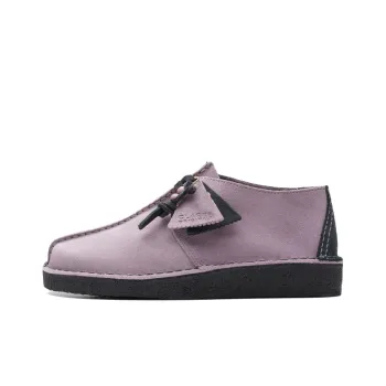 Clarks Originals Durable Breathable Low Top Casual Shoes Women's Purple