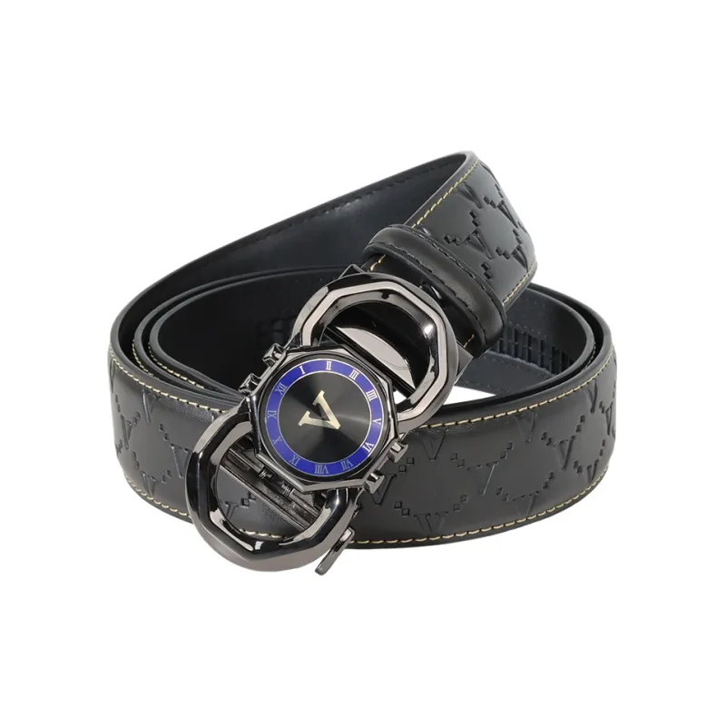 NINE NAIL Cow Leather Genuine Leather Men's Belt Men's Width 3.5cm-10