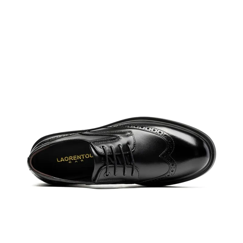 LAORENTOU Dress Shoes Men's Black-4