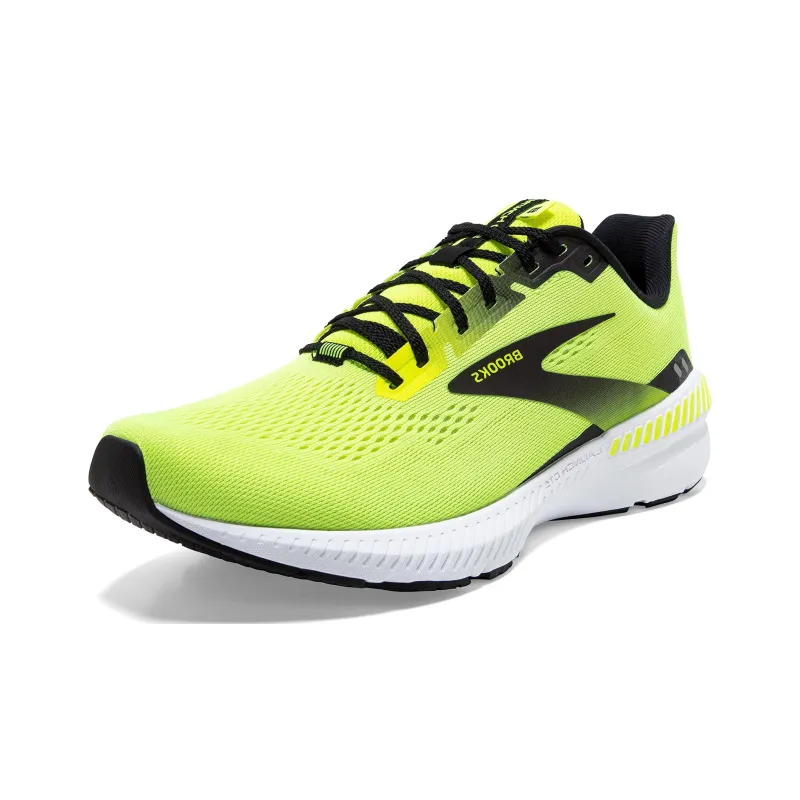 Brooks Launch Anti-Slip Wear-Resistant Low-Top Running Shoes Men's Green-2