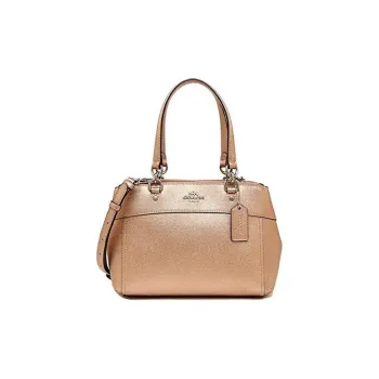 COACH Carryall Leather Portable Crossbody Bag, Shoulder Bag Mini Women's Rose Gold
