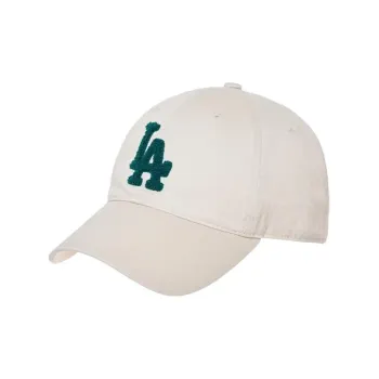 MLB Cotton Baseball Caps Unisex Linen Cream