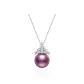 S925 Silver Purple Freshwater Pearl Pendant