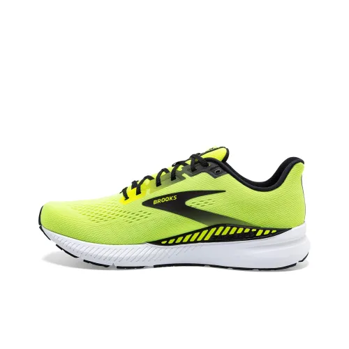Brooks Launch Anti-Slip Wear-Resistant Low-Top Running Shoes Men's Green