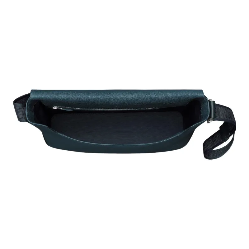 HERMES Citynews Togo Sombrero II Calfskin Messenger Bag Crossbody Bags Regular Men's Midnight Blue-2