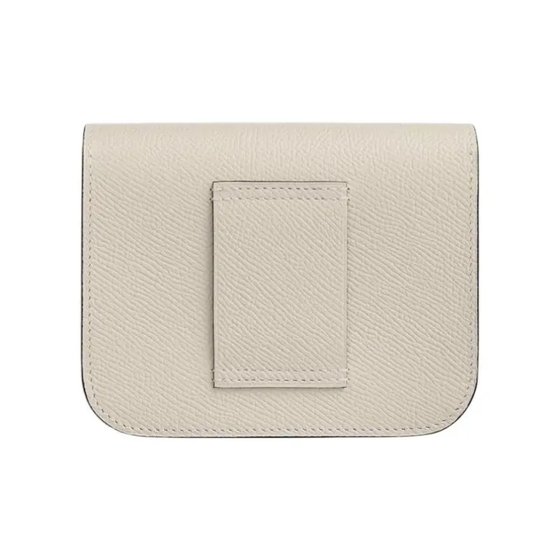 HERMES Constance Slim Epsom Calfskin Clutch Wallet Fanny Pack Regular Women's 10 Craie Milkshake White-2