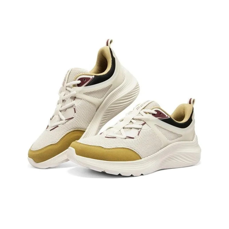 Skechers Bob's Slip Resistant Mid Top Casual Shoes Men's Beige-3