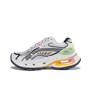 LiNing Furious Rider BOW Cushioning Wear Resistant Low Top Casual Shoes Women's Candy Gray