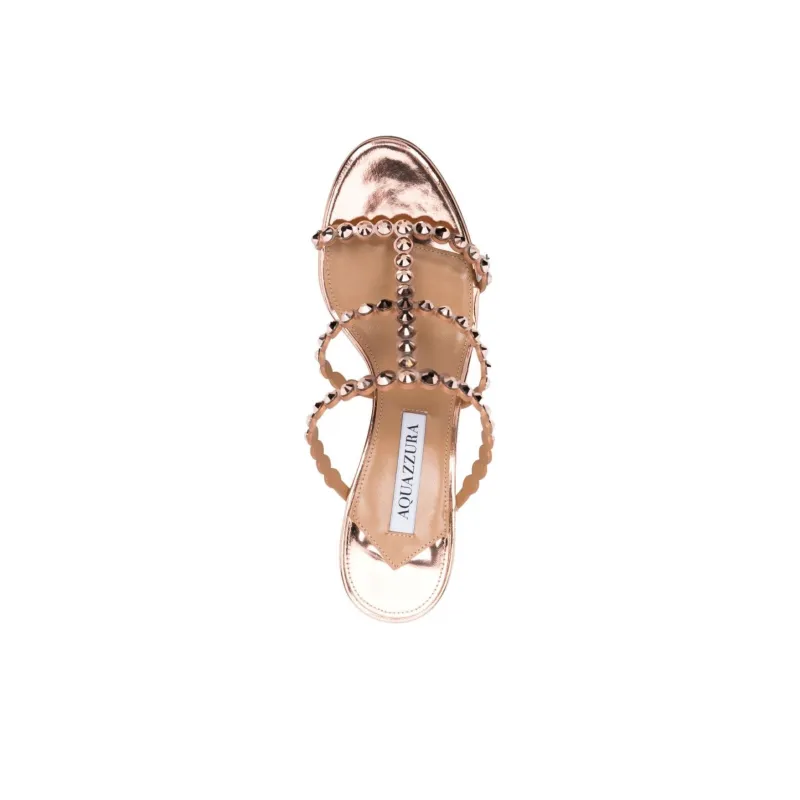 AQUAZZURA Tequila 50mm Crystal-embellished Sandals-2
