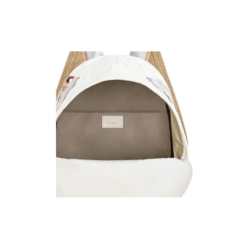 GIVENCHY Fabric Backpack Regular Men's Ivory White-3