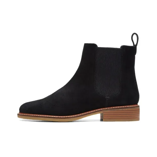 Clarks Chelsea Boots Women's Black