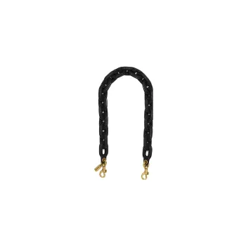 COACH Leather Bag Strap Women's Black