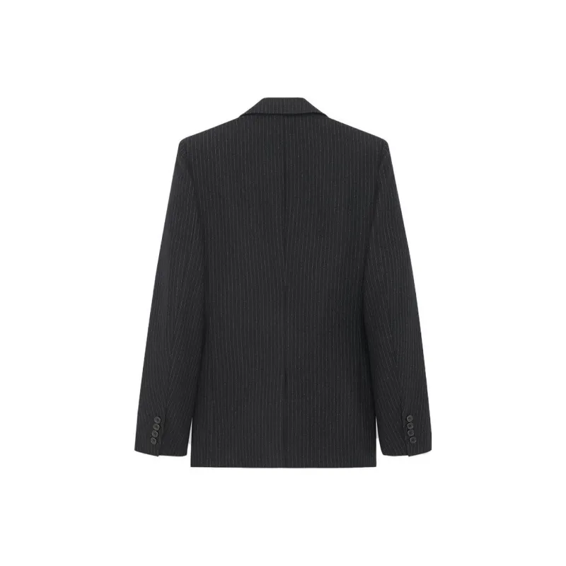 SAINT LAURENT FW23 Business Suits Coats Men's Black-1