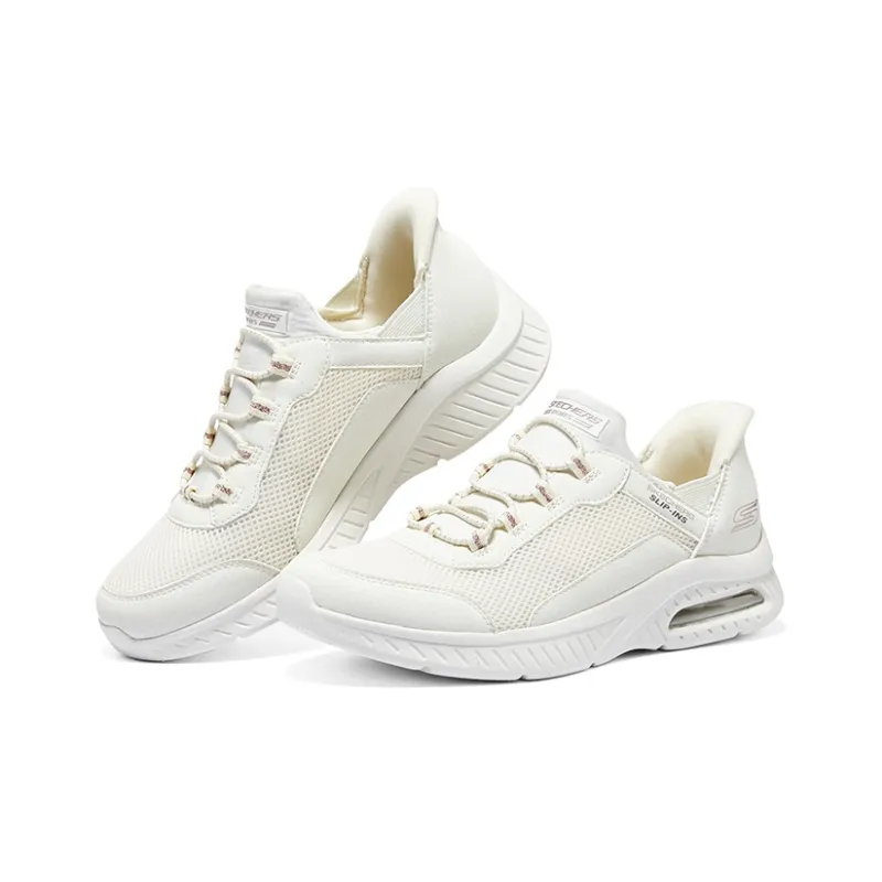Skechers Sport Non-slip Lightweight Low-Top Casual Shoes Women's White-3