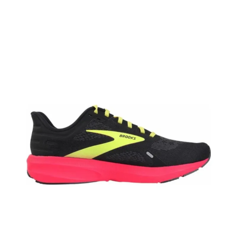 Brooks Launch 9 Balance Warm Low Top Casual Running Shoes Men's Black Pink-1
