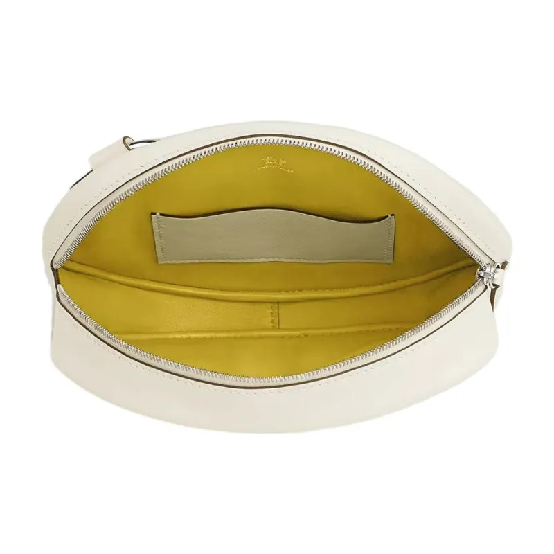 Borsa Hermes Kelly 32 cm in coccodrillo marino beige Ficelle